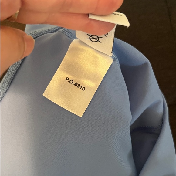 #1149+ Ko Olina Light Blue Athletic Skirt - Picture 7 of 7